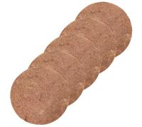 TOGEVAL 5 Coussinets en Fibres Naturelles de Noix pour Nid d'oiseaux, Tapis de Nidification Respirant et Confortable, pour Petits Animaux et Oiseaux en Animalerie