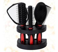 TOGEVAL 5 Pcs Ensemble de Coiffure Professionnel Miroir et Peigne à Cheveux Bouclés, Anti-Statique, Léger et Compact, pour Usage Maison et Salon