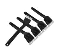 TOGEVAL 5 Pièces Bird Cage Cleaner Set with Stainless Steel Scraper Non Shedding Brush for Bird Droppings Removal and Deep Cleaning of Various Birdcages