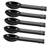 TOGEVAL 5 pièces Hamster Bath Spoon Set Compact Lightweight Small Pet Bathing Tool for Hamsters and Small Animals Couleur Aléatoire Couleur Aléatoire