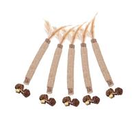 TOGEVAL 5 Pièces Jouet à mâcher pour Chat Baguettes molaires de Chaton d'intérieur Jouet molaire pour d'intérieur Interactive Cat Toy de molaire pour Jouet molaire on