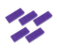 TOGEVAL 5 pièces Pierre pour Pédicure Râpe Exfoliante Ergonomique PU pour Élimination des Callosités et Peaux Mortes Soin des Secs et Abîmés Adaptée Aux Marcheurs et Porteurs de Talons