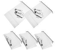 TOGEVAL 5 pièces Sac de Rangement Chaussures avec Cordon Sacs de Voyage Anti-poussière Portables Organisateurs Compressibles pour Protection et Transport Facile