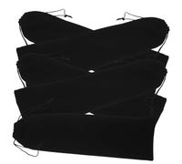 TOGEVAL 5 pièces Sac de Rangement pour Fer à Lisser Pochette de Voyage Portable Doux avec Cordon de Serrage Organisateur Léger pour Boucles et Sèche-Cheveux Gain de Place pour Maison et