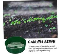 TOGEVAL 5 pièces Tamis de Jardinage Plastique Outil Compact pour Tamiser Terre et Compost Filet Uniforme pour Séparer et Sable Accessoire Pratique pour Plantation Jardin