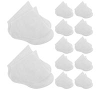 TOGEVAL 50 Paires de Couvre-Pieds en Tissu Non Tissé Blanc Chaussettes Hydratantes pour Soin des Pieds Accessoires de Pédicure Pratiques pour Spa et Usage Domestique