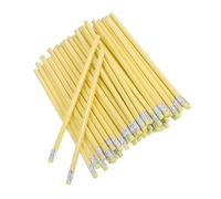 TOGEVAL 50 Pièces Pencils With Erasers Triangular Wooden Small Pencils For Preschoolers Ergonomic Grip Fine Motor Skills Development Classroom And Office Use