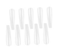 TOGEVAL 500 Pièces Autocollants Faux Ongles Transparents Patchs Adhésifs Longue Durée pour Manucure Facile et Élégante à Domicile Accessoires Nail Art Polyvalents pour Fêtes et Événements