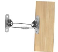 TOGEVAL 6 ensembles Kit Sangles Anti-basculement Meubles Acier Mural sans Perçage Fixation Robuste pour Étagères Armoires et Bibliothèques Protection Garçon Fille et Sécurité Domestique