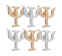 TOGEVAL 6 Pièces Broches Psychologie Vintage Alliage pour Vêtements Femmes Épingles Créatives pour Cols Sacs et Cadeaux Élégants Or et Argent