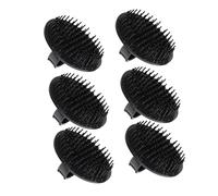 TOGEVAL 6 Pièces Brosse Shampoing Cheveux Brosse Drainage Massage Chevelu Ergonomique Douce Portable pour Types de Cheveux