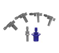 TOGEVAL 6 pièces Connecteurs de Remplacement pour Tensiomètre Brassard Accessoires Durables et Faciles à Installer pour Appareils Prendre Tension Bras Compatibles Multi-marques