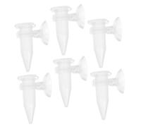 TOGEVAL 6 pièces Feeder with Suction Cup Aquarium Shrimp Hatchery Automatic Fish Food Dispenser for Fish Bowls and Small Tropical Aquariums Accessories