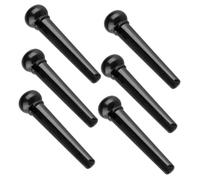 TOGEVAL 6 pièces Guitar Bridge Pin Pegs For Acoustic And Electric Guitars Replacement Pins Set For Classical And Folk String Instruments