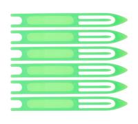 TOGEVAL 6 Pièces Lot de Aiguilles à Tisser Robustes Plastique Abs pour Réparation de Tapis Carpettes et Filets de Outil Manuel Polyvalent pour Travaux de Bricolage et Entretien de Mailles