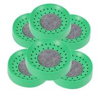 TOGEVAL 6 pièces Lot de Bols de Nidification Plastique pour Pigeons avec Coussin Doux Réutilisables et Faciles à Nettoyer Fournitures pour Élevage et Éclosion Oiseaux