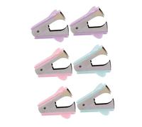TOGEVAL 6 pièces Lot de Mini Ôte-agrafes Portables Couleurs Pastel Extracteur Agrafes Robuste et pour Fournitures Bureau Outil Pratique pour Maison École et Bureau