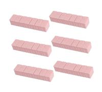 TOGEVAL 6 pièces Pilulier Semainier Mini avec Braille Boîte à Médicaments Jours Portable Compartiments Durables pour Organisation Quotidienne