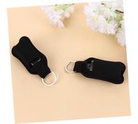 TOGEVAL 6 pièces Set de Flacons Parfum avec Housse Néoprène Portable Protection Légère et Rechargeable pour Voyage Flacons Housses Noires Adaptées pour Échantillons et Contenants Voyage