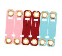 TOGEVAL 6 Pièces Soft and Durable Parrot Foot Rings for Training and Daily Use Comfortable Adjustable Open Foot Rings for Small Birds