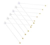 TOGEVAL 6 pièces Support de Drapeau de Voiture avec Base à Ventouse Solide Support de Mât pour Voiture Moto et Maison Fixation Stable Toutes Conditions Météo