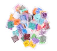 TOGEVAL 60 Pièces Résine Rondes à Fond Plat pour Peinture Diamant et Créations DIY Embellissement Robes Bijoux Sacs et Accessoires Colorés