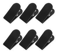 TOGEVAL 6pcs Clip de e Sécurité pour Tapis Roulant Fonction Arrêt Urgence, en Plastique Noir, Pince Solide pour Câble, Adapté pour Maison et Salle de Sport