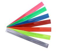 TOGEVAL 7 Pièces Bracelets Slap Lumineux Garçon Fille Bandeau Poignet Réfléchissant Sécurité Jogging Cyclisme Accessoire Anniversaire Garçon Fille Couleur Aléatoire