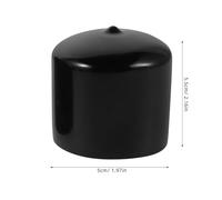 TOGEVAL 8 pièces Cache Roulement Roue Remorque Étanche Protection Moyeu Capuchon Anti-poussière pour Essieu Bateaux Utilitaires