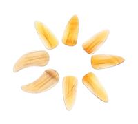 TOGEVAL 8 Pièces Guzheng Onglets Corne Résistants et Confortables Accessoires Pratiques pour Instrument à Cordes et Puissant Moyenne
