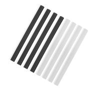 TOGEVAL 8 pièces Kit de Bandes Caoutchouc Flexibles de Remplacement pour Bords de Pelle à Poussière Antidébordement et Antidérapant Compact pour Entretien Ménager