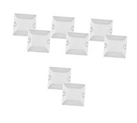 TOGEVAL 8 Pièces Marqueurs de Route Réfléchissants Aluminium Signalisation Pavement et Réflecteurs pour Allées et Trottoirs Visibilité Nocturne Améliorée Guide Sécurisé pour Véhicules et