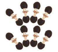 TOGEVAL 8paires Boutons de Veste à Coudre Corne Fermoirs Robustes avec Finition Vintage Boutons de Rechange Décoratifs pour Vestes et Vêtements Hiver