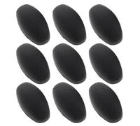 TOGEVAL 9 Pièces Lot de 9 Repose-Pouces en Plastique Noir pour Saxophone Alto, Ténor et Soprano, Coussinets Protecteurs de Clavier, Support Ergonomique pour Pouce, Accessoires Universels