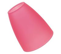TOGEVAL Abat-Jour en Plastique Rose, Forme Plate, Diamètre Central 42 MM, Abat-Jour Simple pour Lampe de Bureau et Lampe de Chevet, Diffuseur Lumineux pour Ambiance Chaleureuse