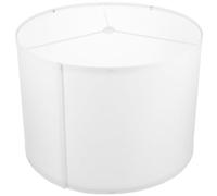 TOGEVAL Abat-jour en Tissu de Lin Beige, Abat-jour D'intérieur pour Lampe de Table et Lampadaire, Accessoire pour Luminaire Fixation à Clip, Couverture Légère Adaptée pour Chambre et