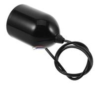 TOGEVAL Abat-Jour Industriel en Métal Noir Conique Protection D’Ampoule Robuste Suspendre ou Lampe de Chevet Design Minimaliste Vintage Adaptable à Bureaux et Ateliers Cache-Ampoule