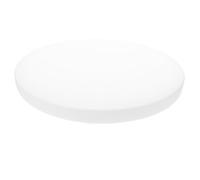 TOGEVAL Abat-Jour Rond pour Plafonnier LED en Acrylique 22,5 CM Anti-Éblouissement 3 Rainures, Diffuseur de Lumière Douce pour Couloir, Salle de Bain Cuisine, Cache-Lampe Encastré de