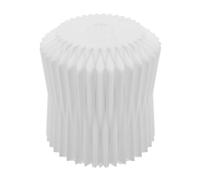 TOGEVAL Abat-jour Suspendu Blanc Plastique Décoratif Petit Abat-jour pour Lampe Suspendue Éclairage Intérieur pour Salon et Chambre