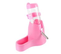 TOGEVAL Abreuvoir pour Rongeurs Plastique Rose Fontaine à Eau pour Hamster et Cochon Facile à Nettoyer pour Cage Réutilisable