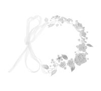 TOGEVAL Accessoire de Cheveux de Mariée Blanc Argile Alliage Or et Élégant pour Femmes et Filles pour de Mariage Raffinées