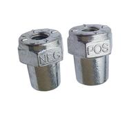 TOGEVAL Adaptateur Borne Batterie Voiture Connecteur de Remplacement Pratique pour Piles Auto Réduit Perte de et Distorsion Compatible Plupart des Véhicules