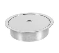 TOGEVAL Adaptateur Plaque Induction Inox Anneau Diffusion Chaleur avec Couvercle Anneau de Cuisson pour Table à Fondue Kit Réparation Facile à Installer et Pratique