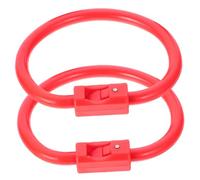 TOGEVAL Anneau Nasal en Plastique pour Bovins Sevrés Lot de 2 Pièces Taille Moyenne Accessoire de Traction pour Vache Outil de Gestion d'Élevage en Ferme