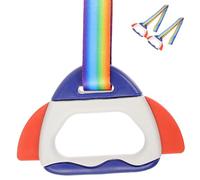 TOGEVAL Anneaux de Traction pour Tout-petit 1 Paire en Abs et Nylon, Anneaux Suspendre pour Berceau Poignée Annulaire, Équipement de Musculation Sécurisé pour Entraînement Intérieur