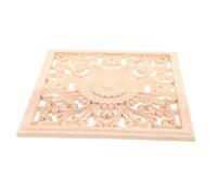 TOGEVAL Applique Sculpté Non Peint Décor Européen Classique pour Meubles Portes Armoires Cadre Miroir Ovale Ornement Décoratif Massif