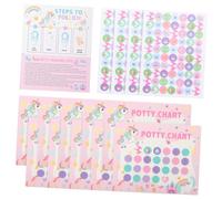 TOGEVAL Autocollants Réutilisables pour Apprentissage Pot Garçon Fille Tableau de Récompense Motivateur pour Garçon Fille Encouragement Indépendance et Design Potty Training Sticker Chart