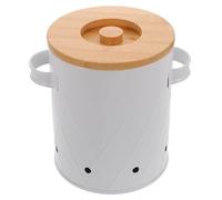TOGEVAL Bac de Rangement pour Légumes Racines Ventilé Taille Moyenne Matériau Plastique Robuste Boîte de Conservation pour Pommes de Terre Oignons et Ail pour Organisation la Cuisine