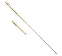 TOGEVAL Baguettes Sourcier Cuivre 2pièces Légères Surface Lisse Pliable Adaptées Pour Détecteur De Veines D'eau Enquête En Plein Air