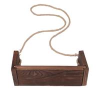 TOGEVAL Balançoire en Bois Naturel pour -Né Coussin Rembourré Siège Suspendu Confortable pour Séances Photo Bébé en Studio et Décoration Intérieure Accessoire Photo Polyvalent